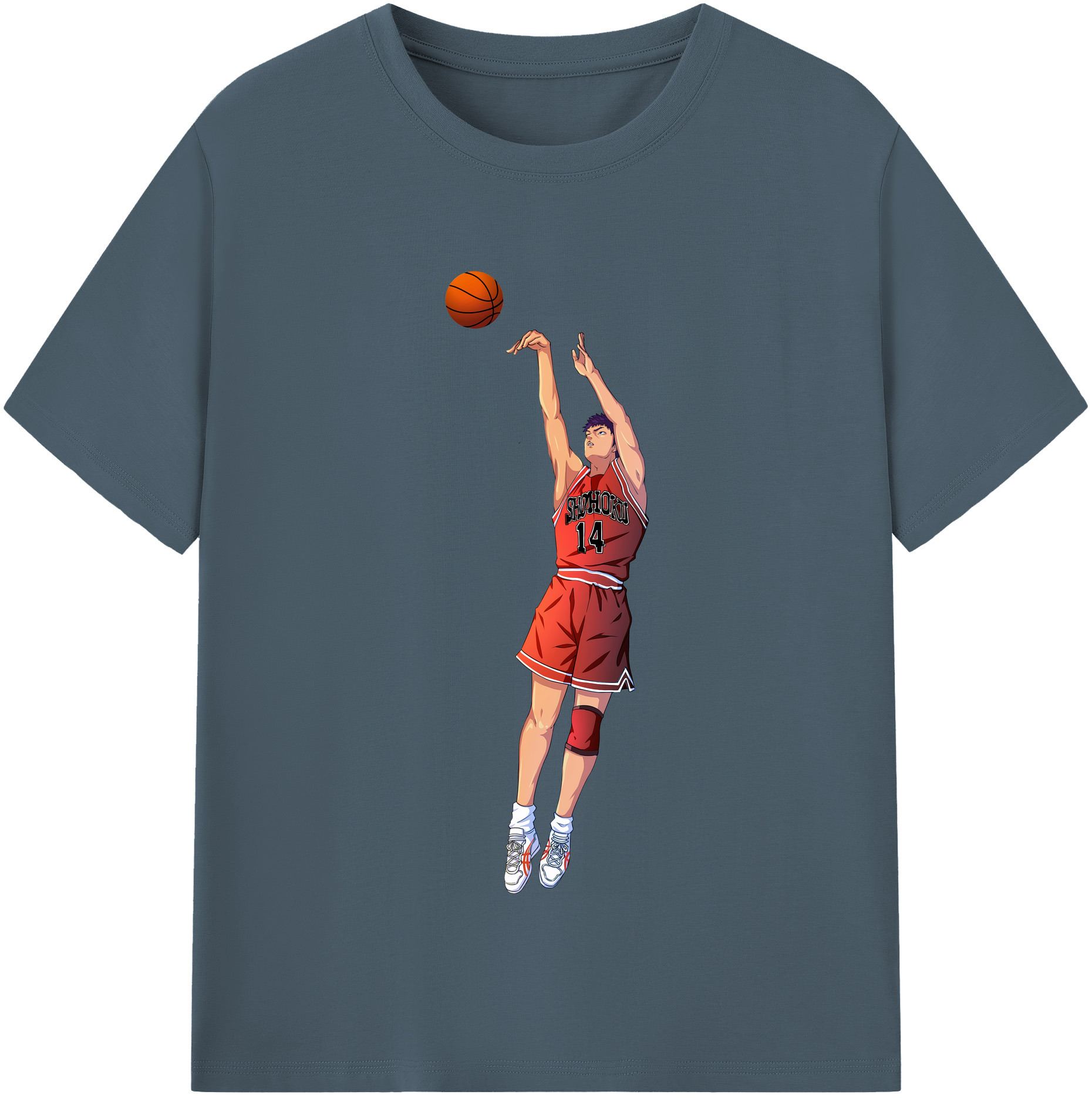 （画像用） SLAM DUNK／スラムダンク 綿100％半袖Tシャツ（フロントプリント）